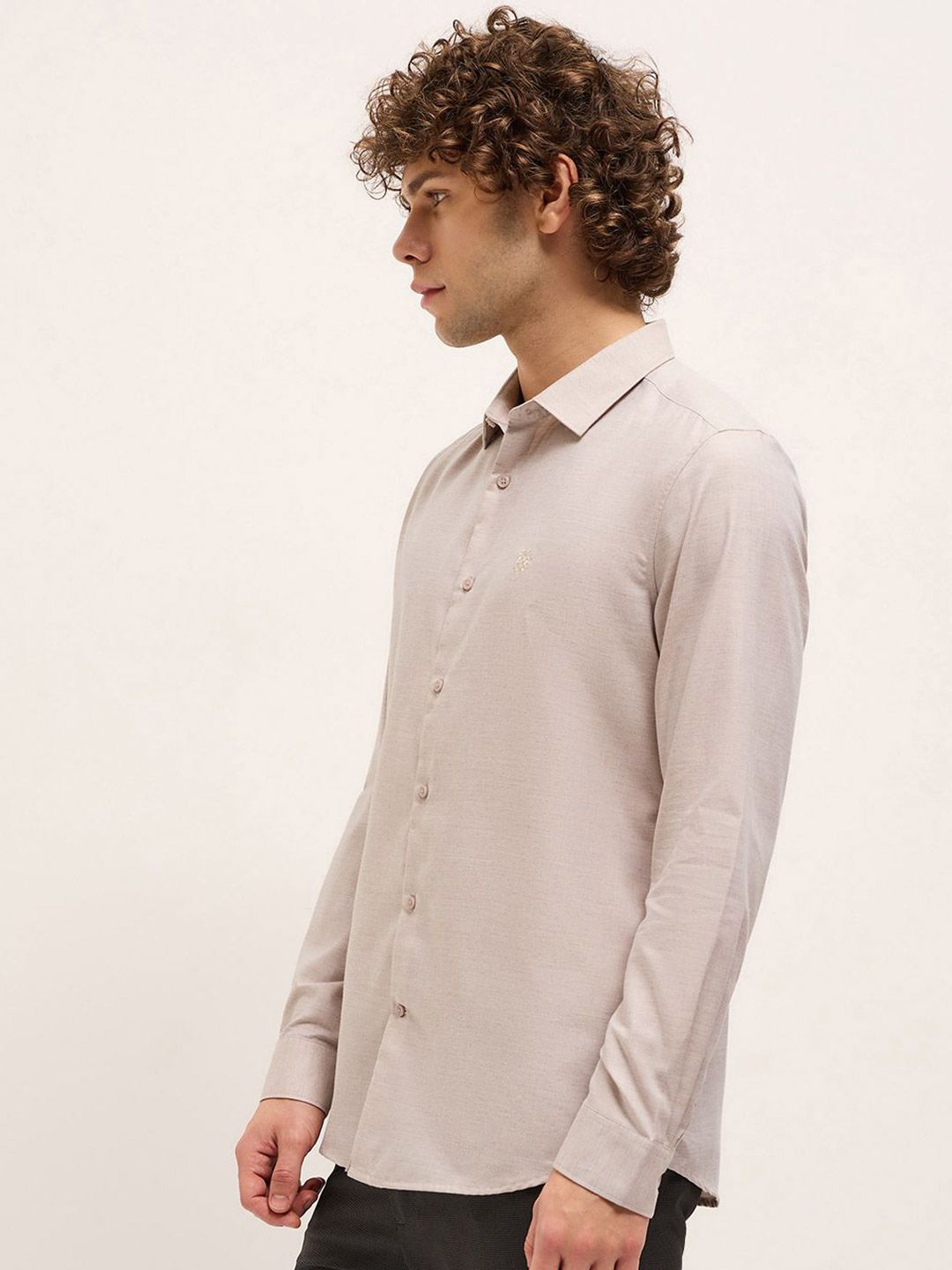 THE BEAR HOUSE Men Tailored Fit Opaque Formal Shirt