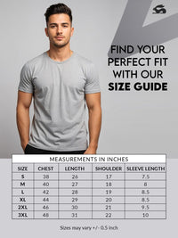 ADRO Men Typography Printed T-shirt