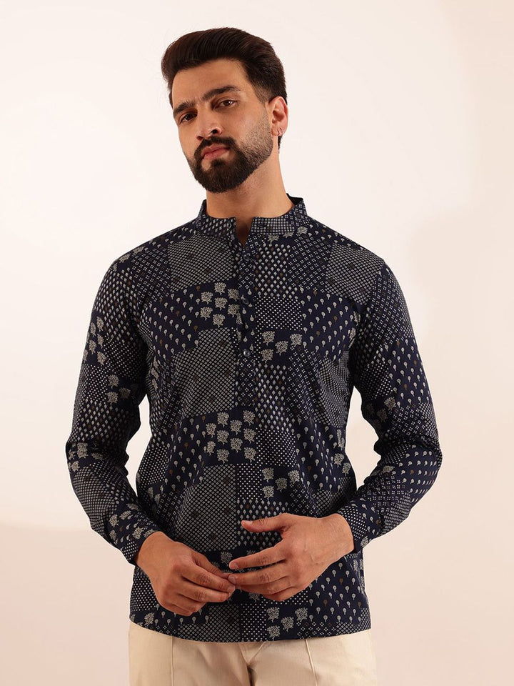 Anouk Men Bandhani Printed Kurta