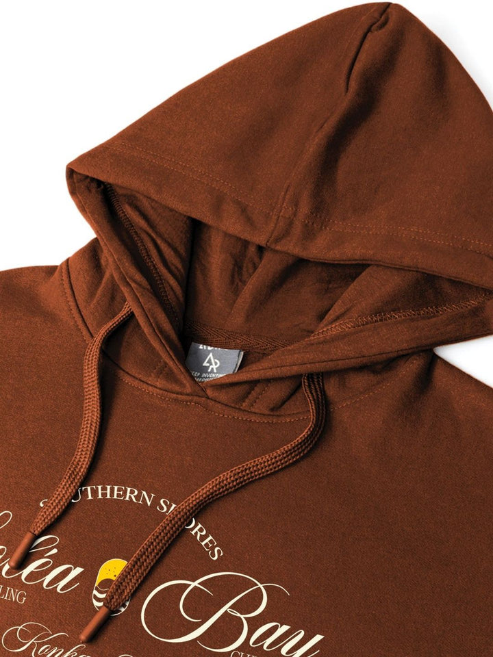 Adro Southern Shores Solea Bay 320 GSM Fleece Printed Graphic Hoodie