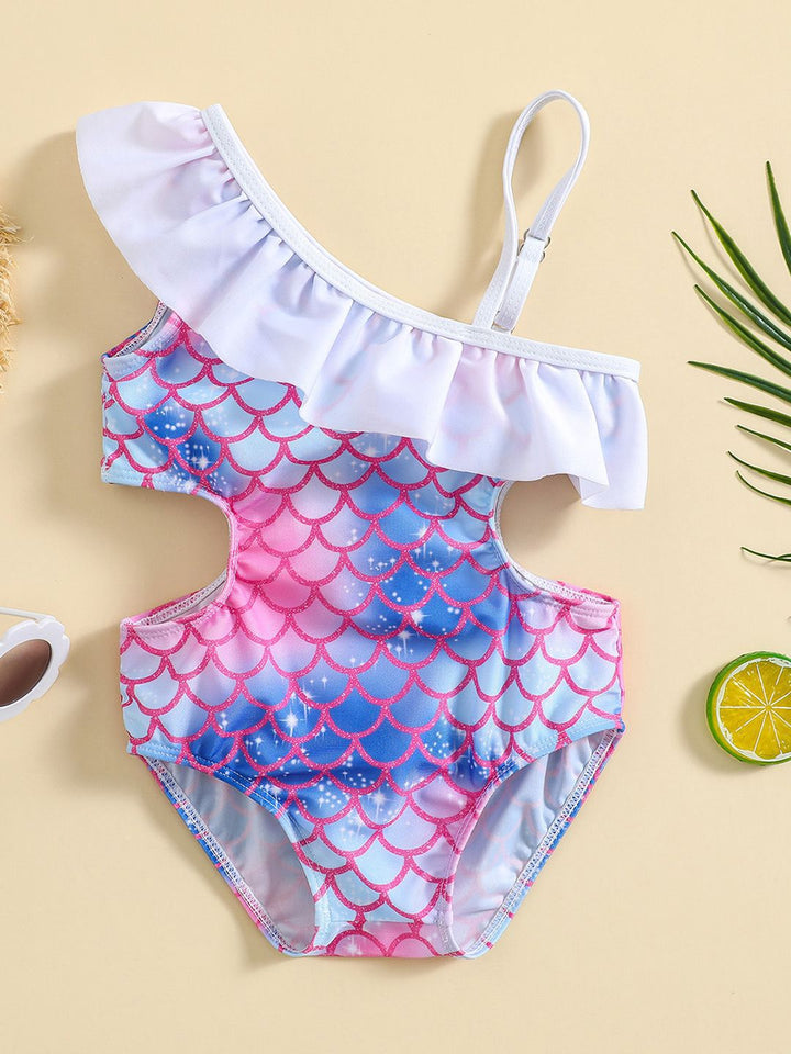 Gadis bayi YK dicetak bodysuit tanpa lengan