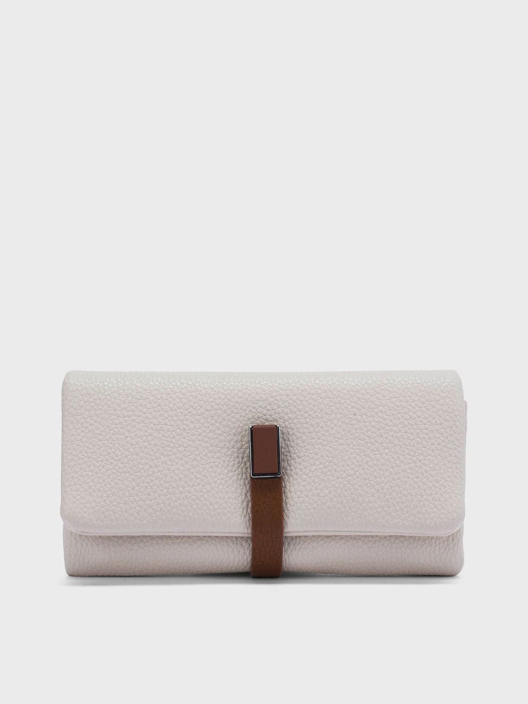 Lino Perros Women Solid Textured Envelope Wallets