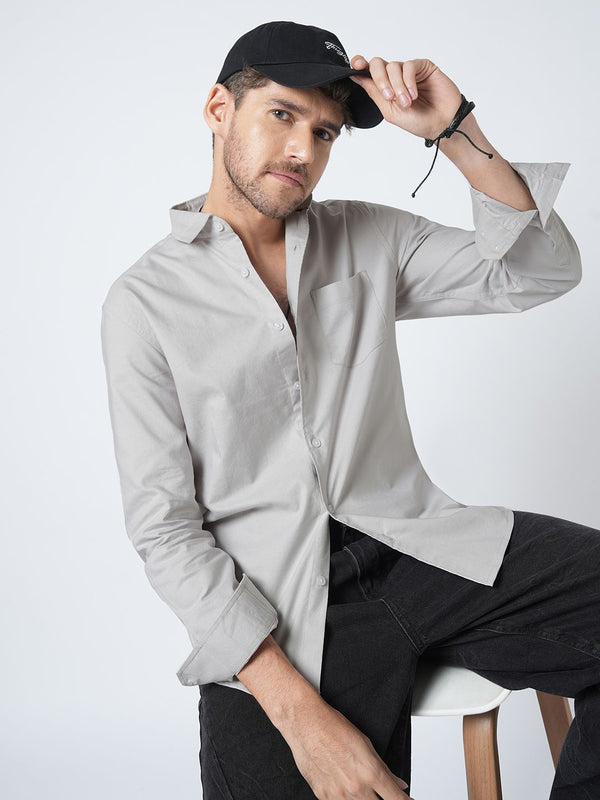 Vastrado Earth Haze Everyday Classic Slim Fit Cotton Casual Shirt