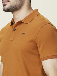Being Human Men Solid Polo Collar Slim Fit T-shirt