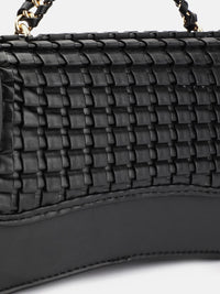DressBerry Structured Satchel Textured with Quilted Detail