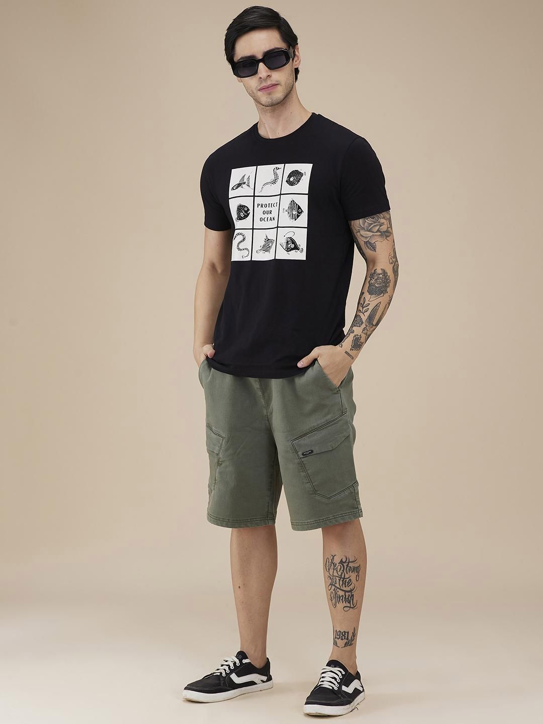 Being Human Men Cargo Shorts