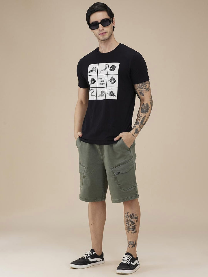 Being Human Men Cargo Shorts
