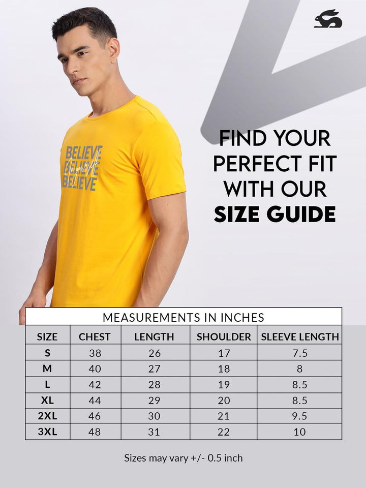 Tshirts ADRO Men Mustard