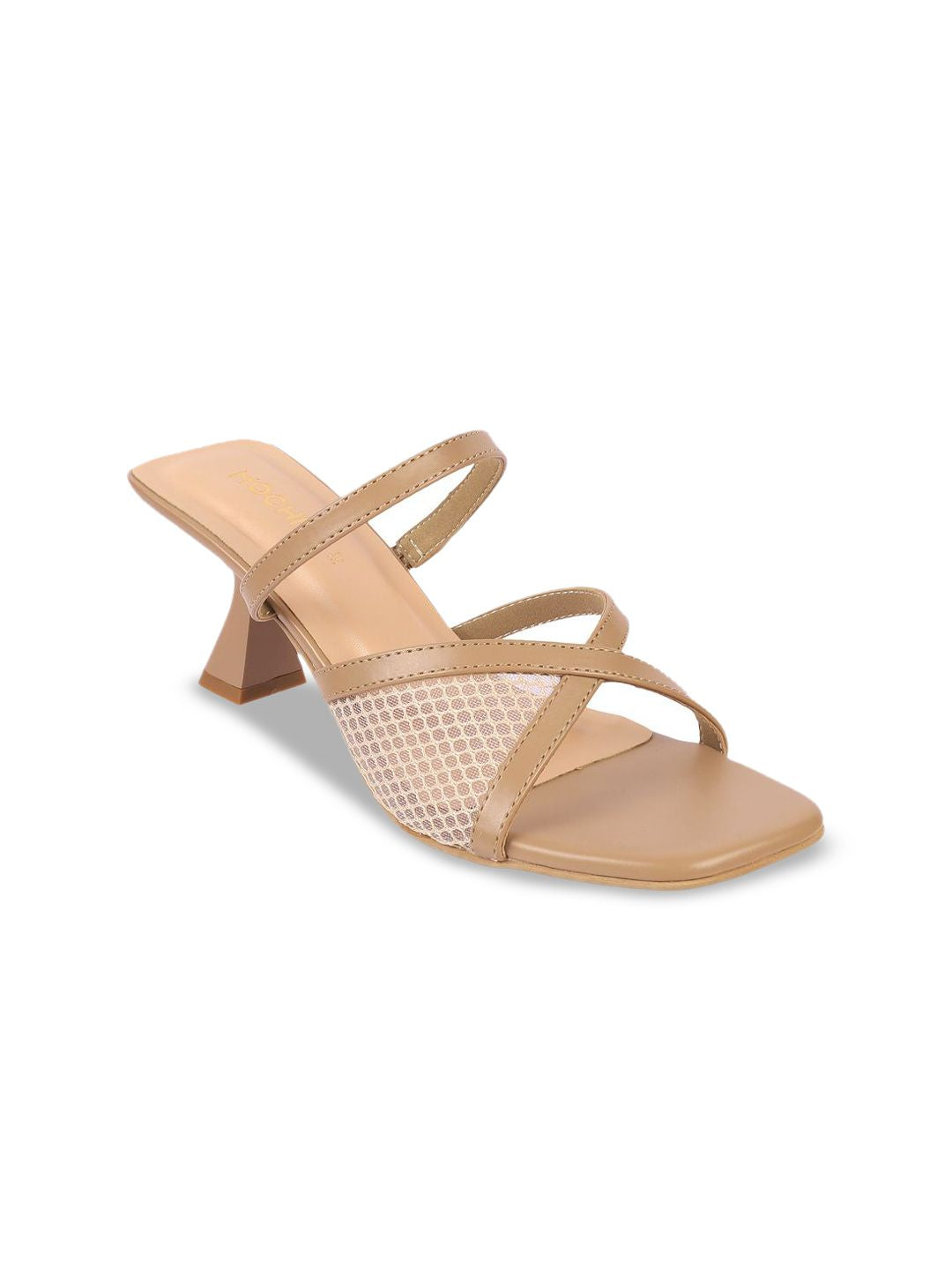 Mochi Embellished Block Mules
