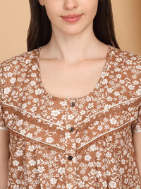 Sweet Dreams Printed Maxi Nightdress