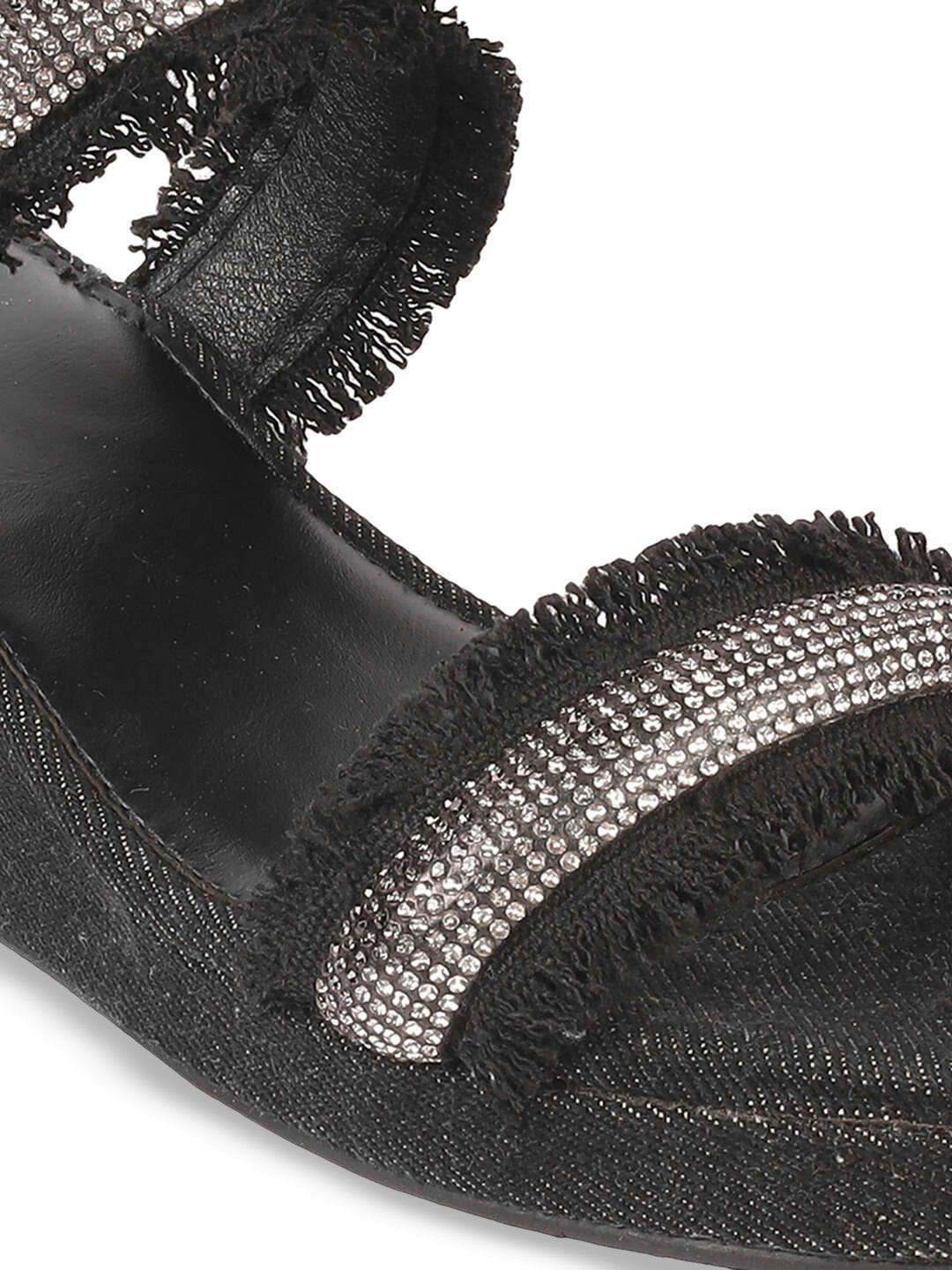Mochi Platform Mules with Tassels