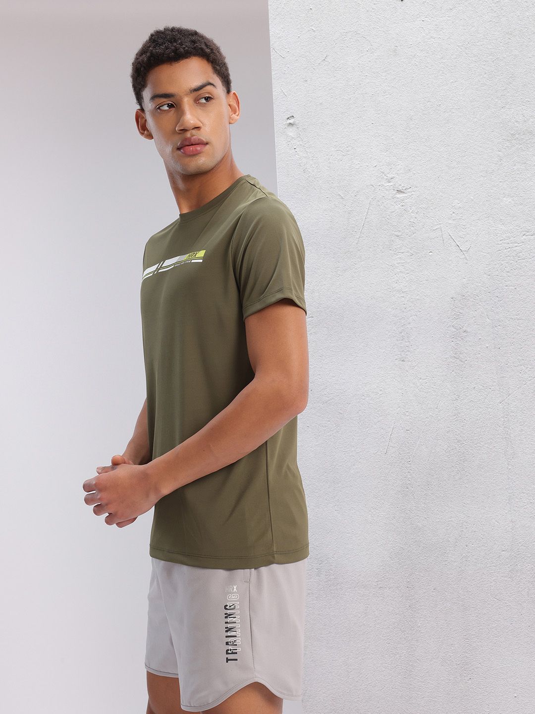HRX by Hrithik Roshan Printed Rapid-Dry Training T-shirt