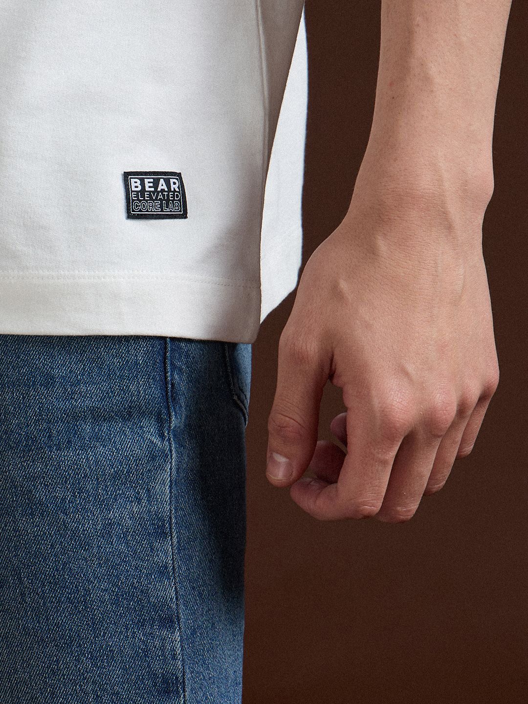 THE BEAR HOUSE Men Printed Drop-Shoulder Sleeves T-shirt