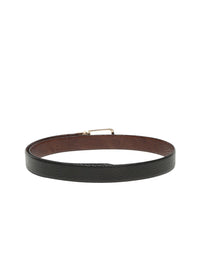 Teakwood Leathers Men Textured Leather Reversible Formal Belt