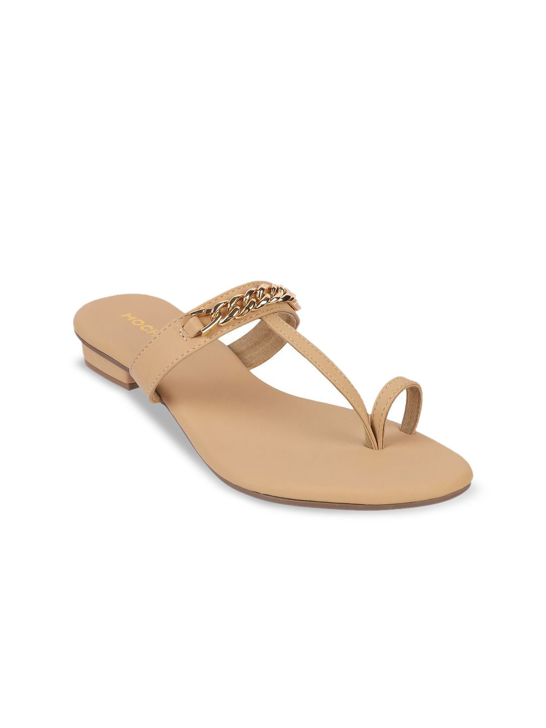 Mochi Women Open Toe Flats