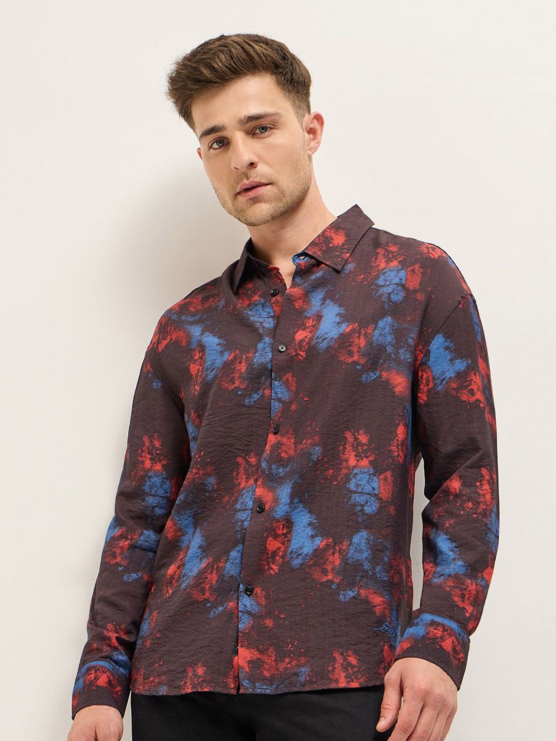 THE BEAR HOUSE Men Opaque Printed Casual Shirt