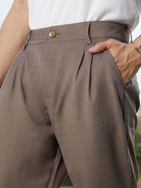 Campus Sutra Men Mid-Rise Comfort Trousers