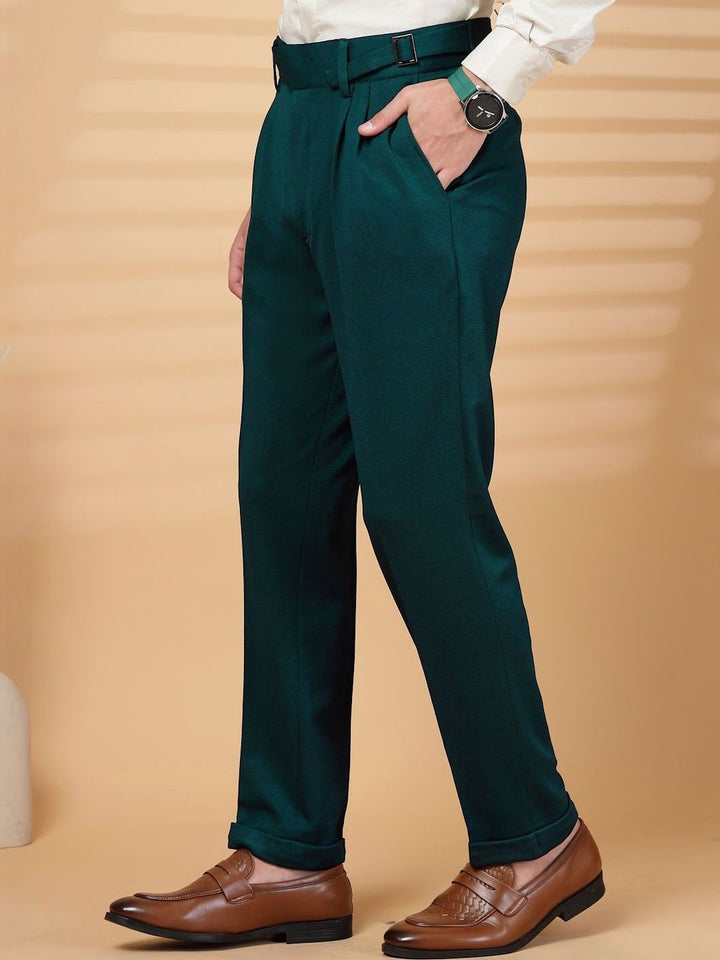 Moda Rapido Lelaki High-Rise Easy Wash Pleated Seluar