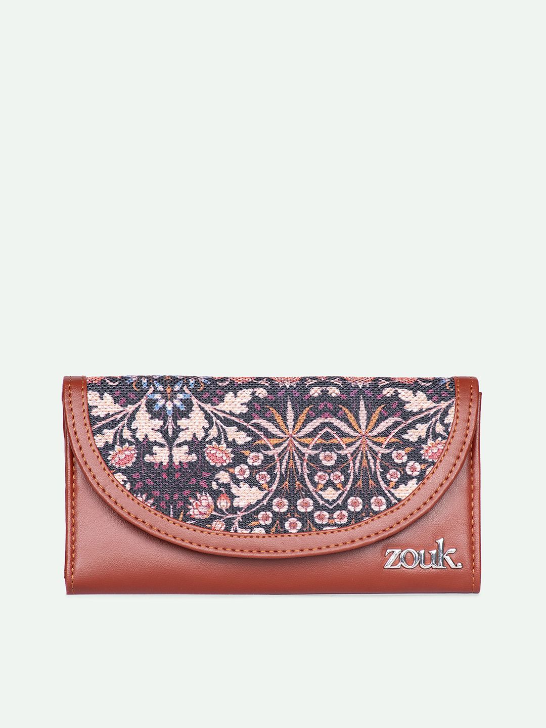 ZOUK Women Kashmir Blooms Kyra Flap Wallet