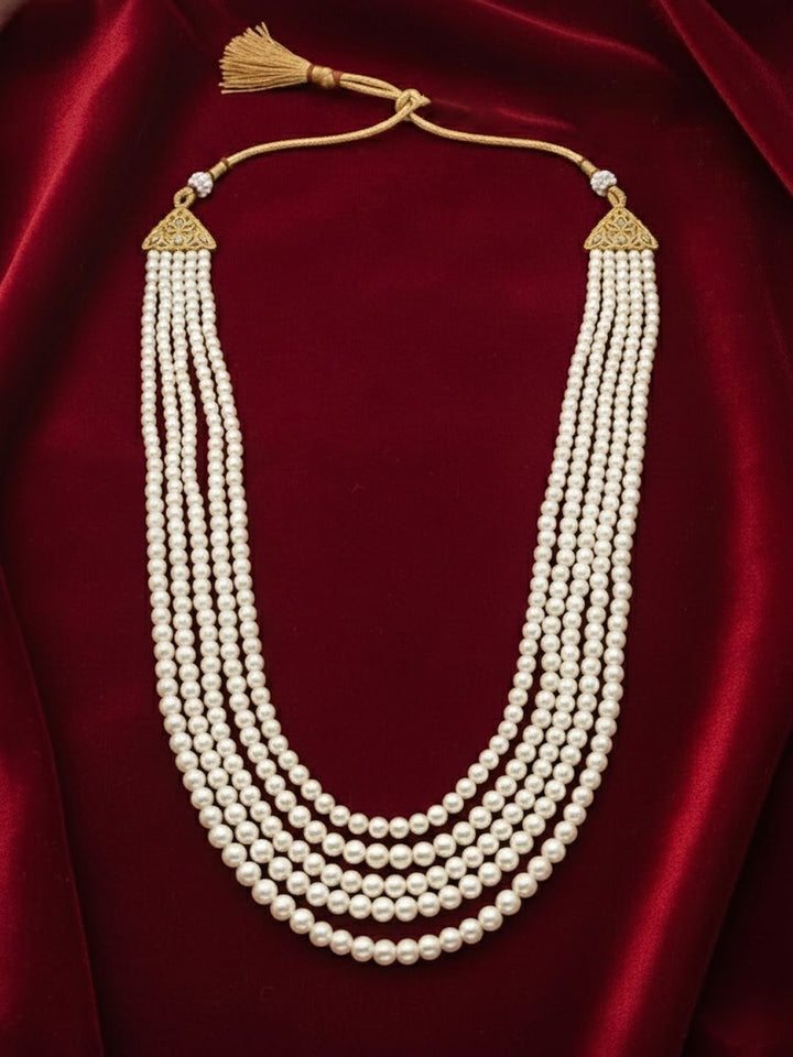 PANASH Lelaki Loyang Berlapis Emas Kalung Lapis