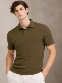 ADRO Men Polo Collar T-shirt