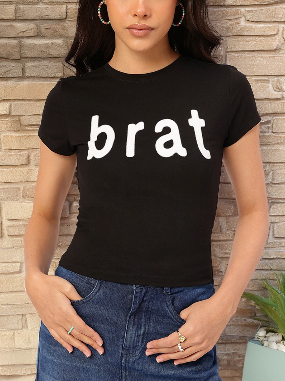 DressBerry Street Savvy Lightweight Luxury 90's Cotton Tee