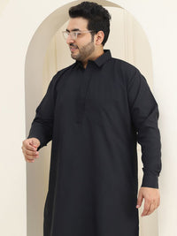 SOJANYA PLUS Shirt Collar Pathani Kurta with Salwar