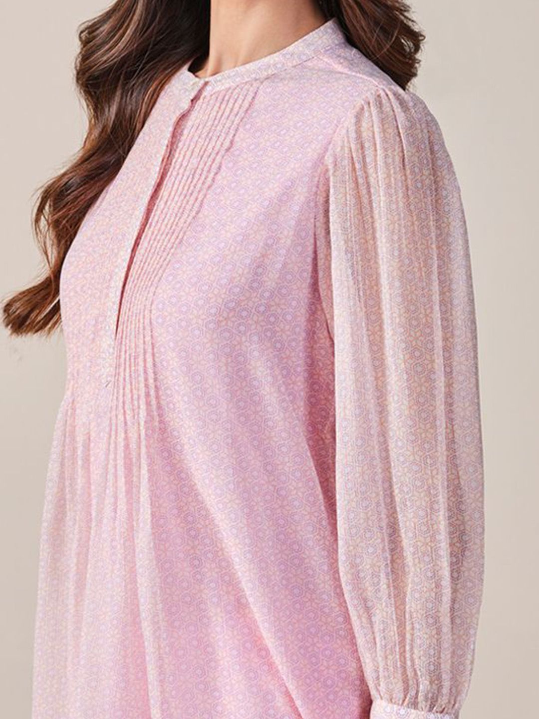 Global Desi Puff Sleeve Top