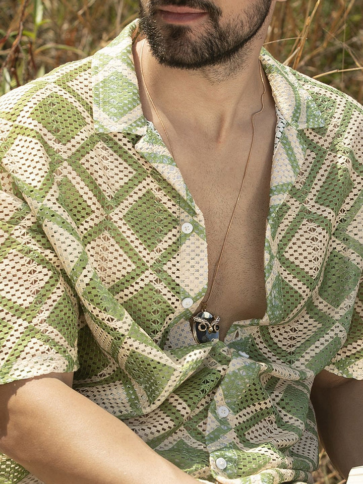 Campus Sutra Men Comfort Printed Casual Shirt