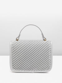 DressBerry Textured Structured Satchel