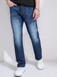 HIGHLANDER Men Cotton Relaxed Fit Light Fade Jeans