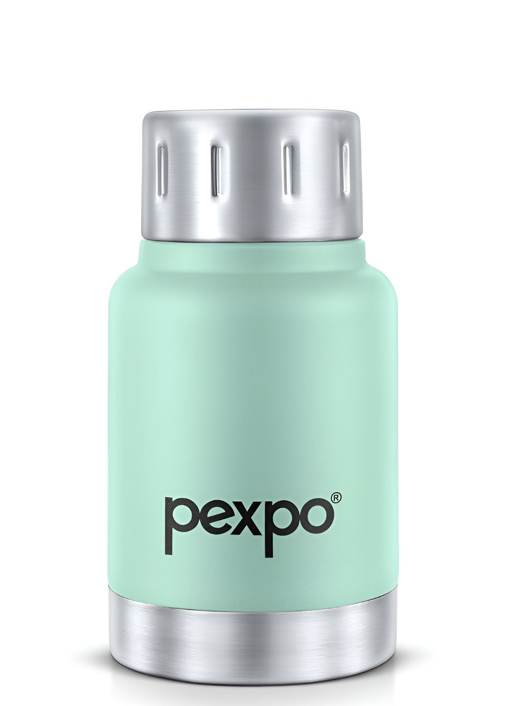 Pexpo Cameo Sea Green Printed Double Wall Thermosteel Hot & Cold Flask Water Bottle 160ml