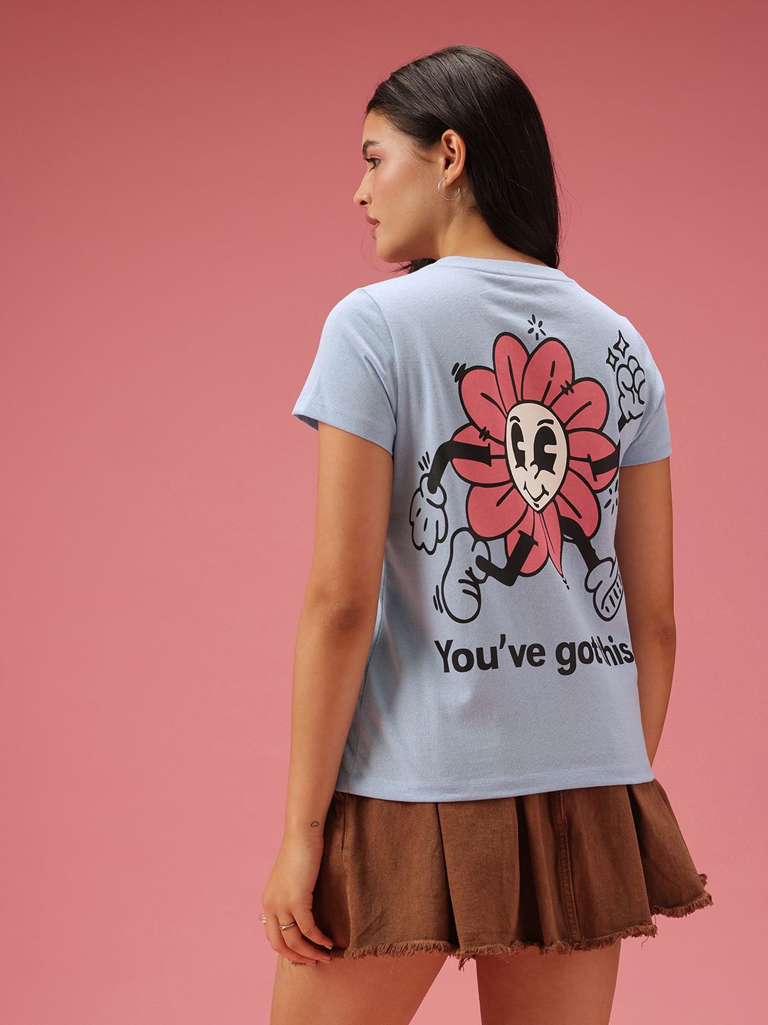 DressBerry Graphic Printed Casual T-shirt