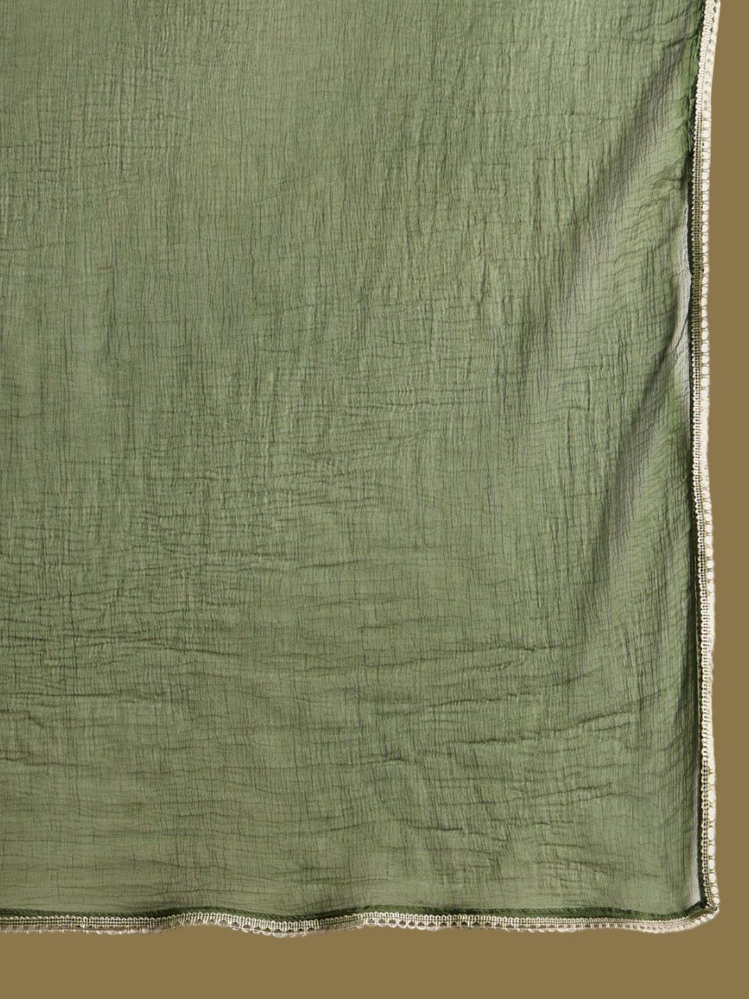 Indo Era Ethnic Motifs Zari Embroidered Kurta with Trouser & Dupatta