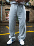 Powerlook Men Striped Relaxed Fit Pure Cotton Track Pants