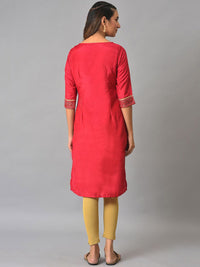 AURELIA Women Geometric Printed Thread Work Kurta