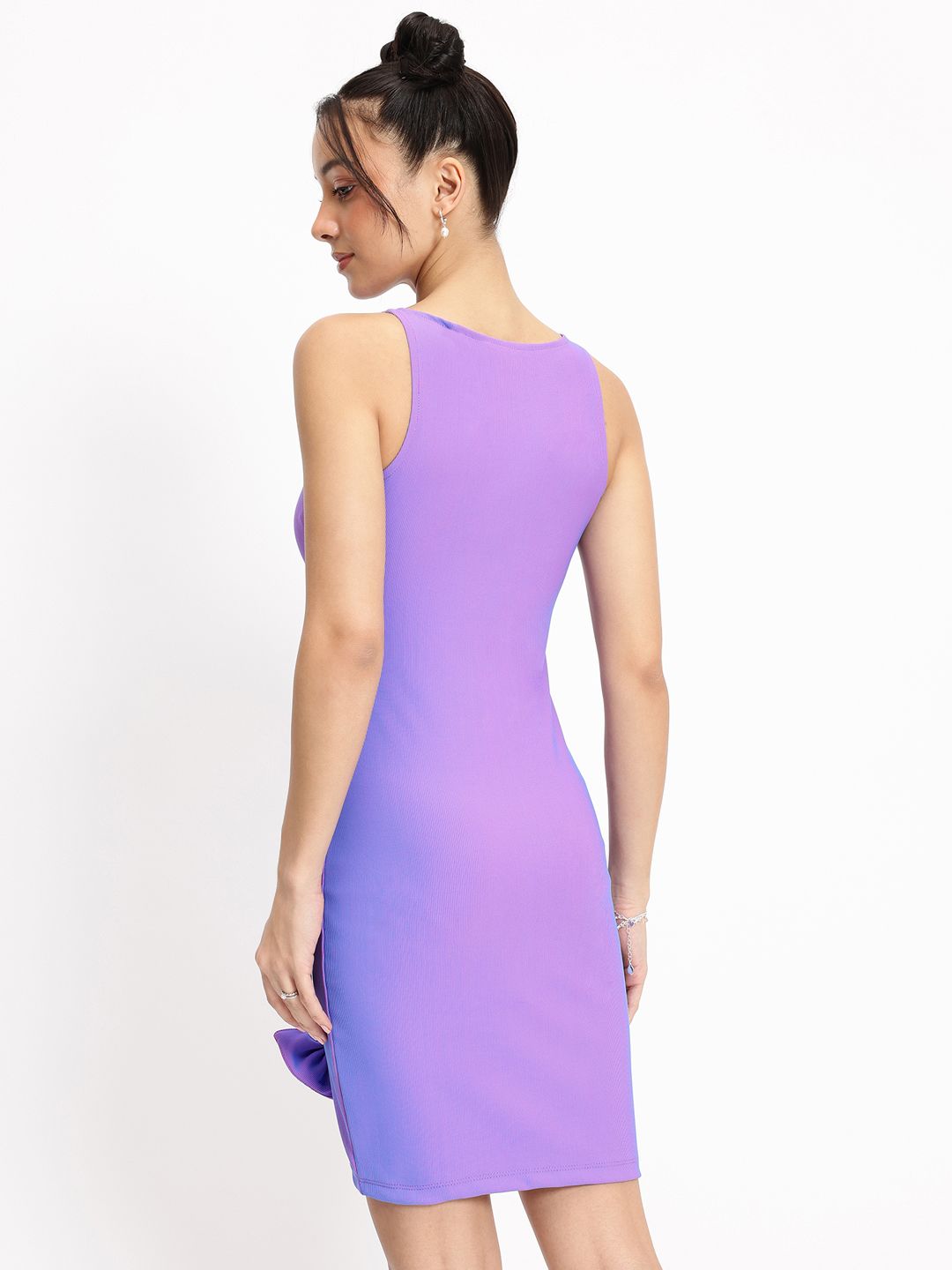 DressBerry Modern Muse Bow Detail Bodycon Mini Dress