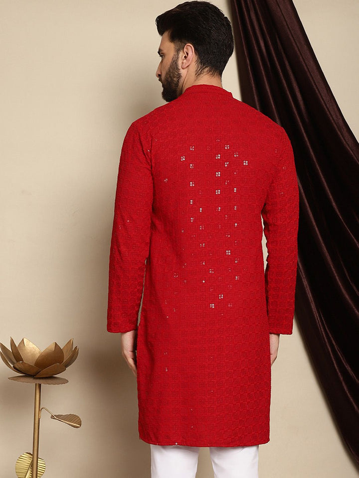Anouk Tenun Sulam Rekaan Benang Kerja Kapas Pathani Kurta