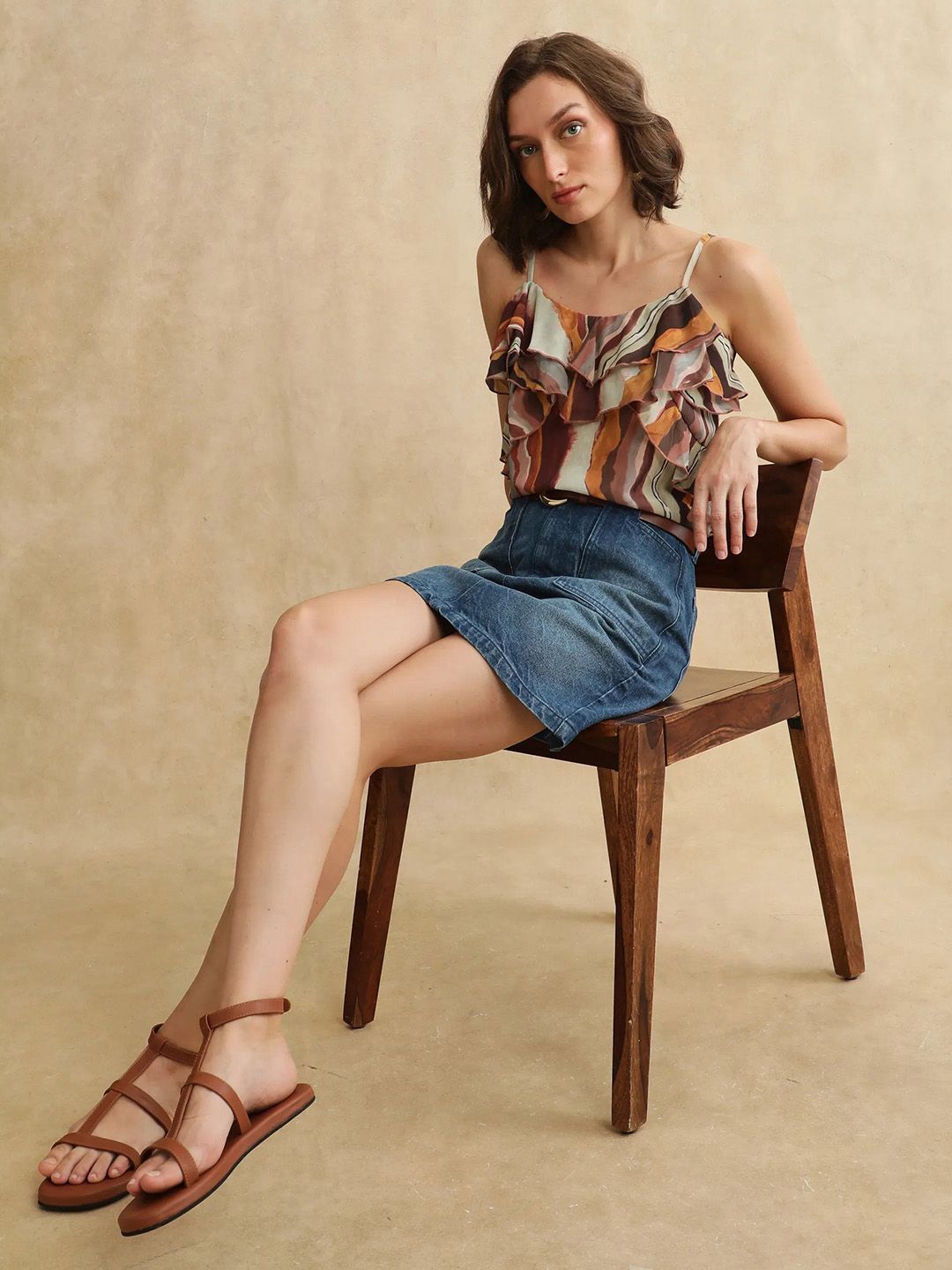 RAREISM Women Printed Cotton Top