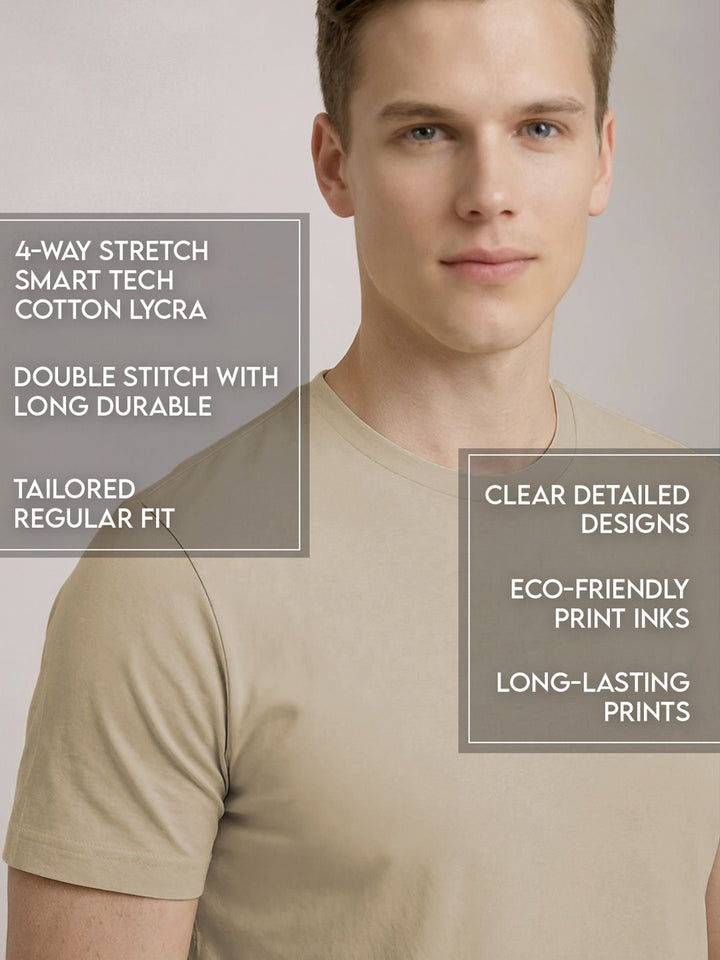 ADRO Men Printed T-shirt