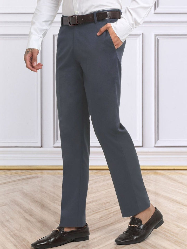 Moda Rapido Men Slim Fit Easy Wash Trousers