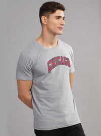 ADRO Men Typography Printed Raw Edge T-shirt
