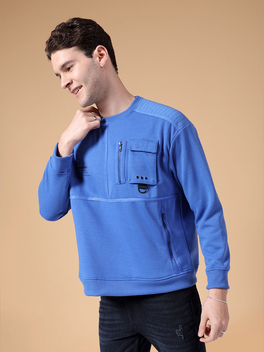 The Indian Garage Co Men Printed Long Sleeves Sweatshirt