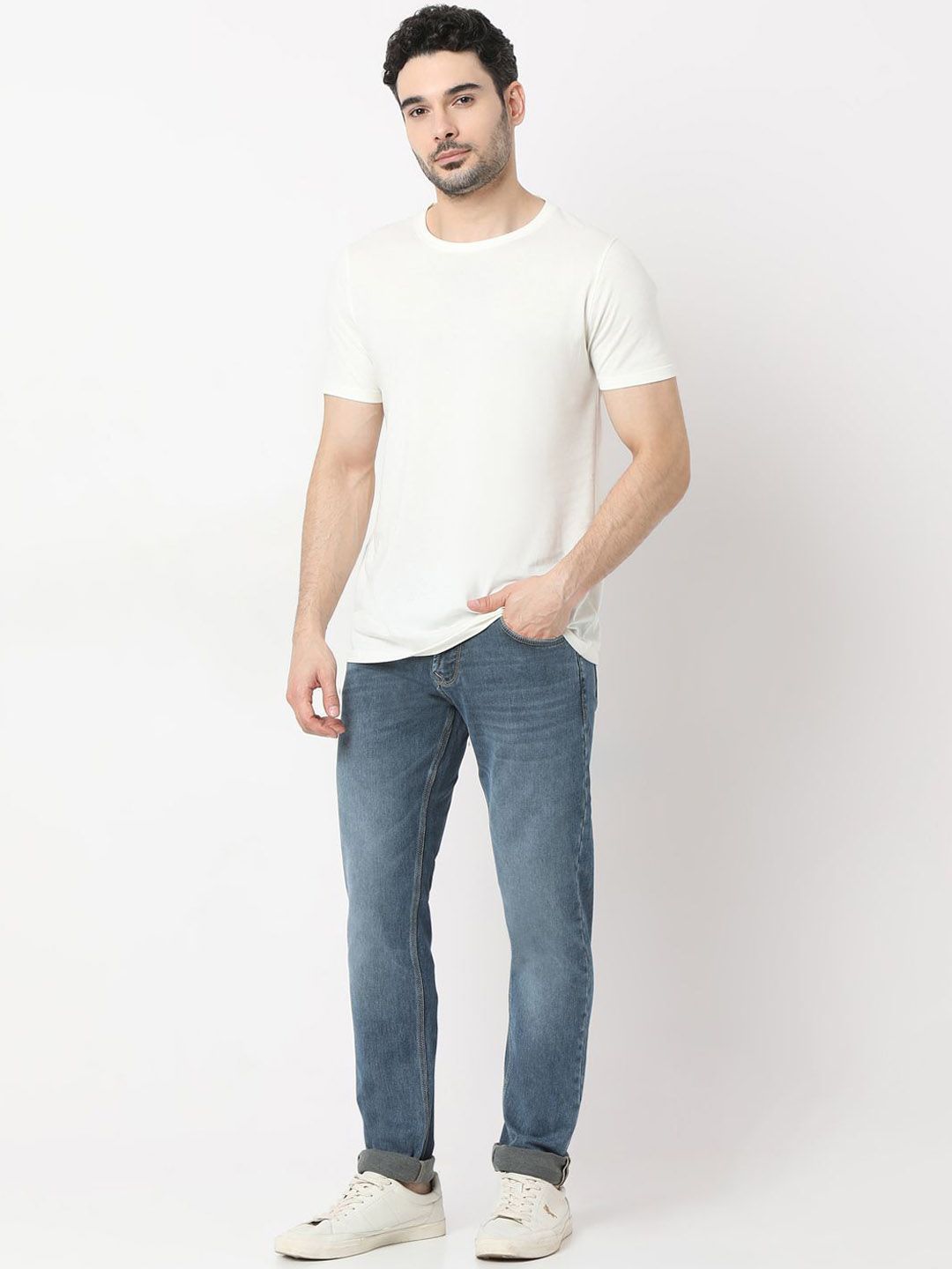 SPYKAR Men Slim Fit Low-Rise Stretchable Jeans