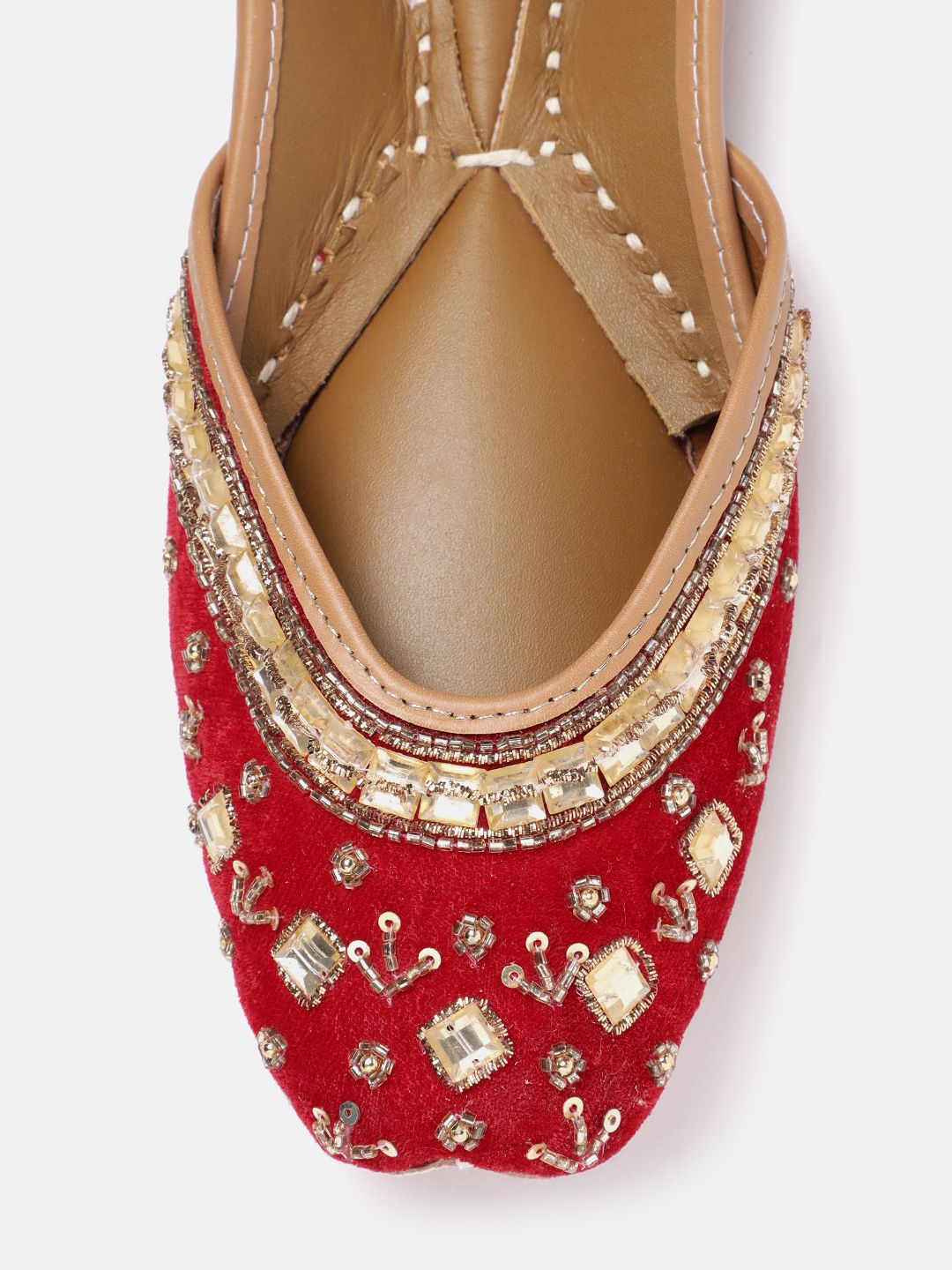 House of Pataudi Embellished Ethnic Mojaris