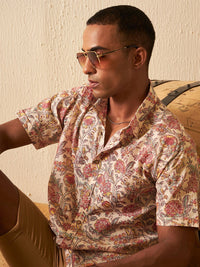 DENNISON Men Smart Block Printed Casual Shirt