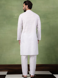 SOJANYA Kurta Berjalur Lelaki