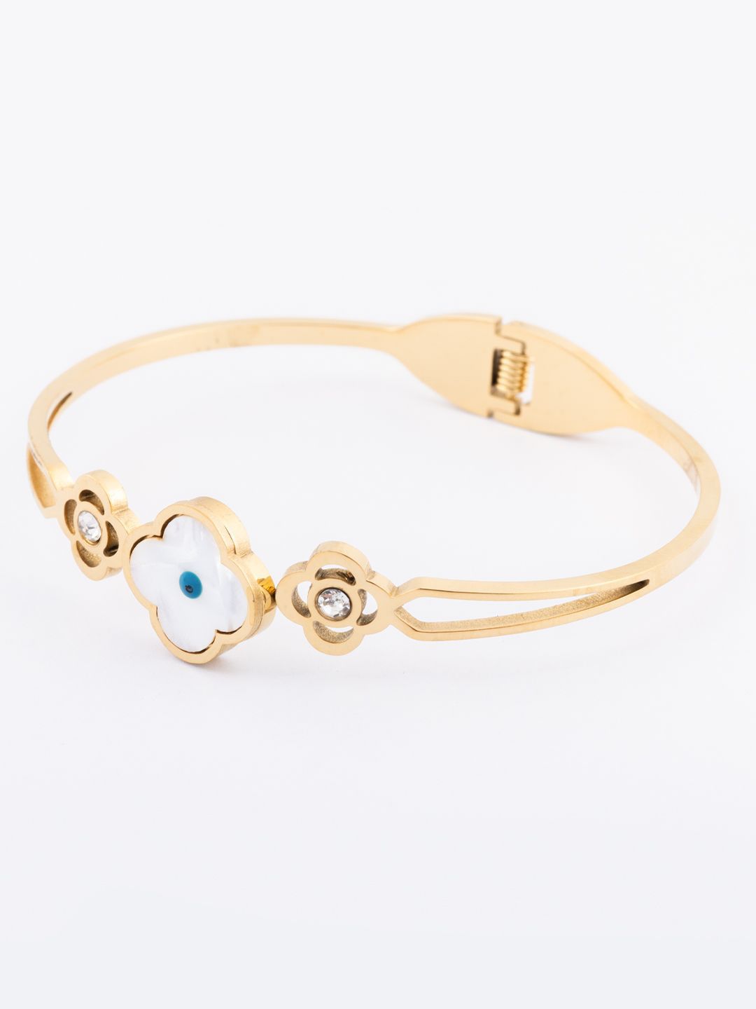 VOGUE PANASH Wanita Brass Gold-plated Bangle-Style Bracelet