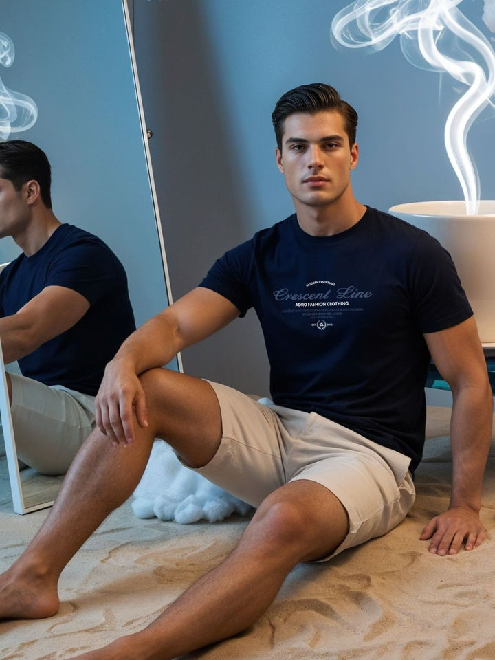 ADRO Men Typography Printed T-shirt