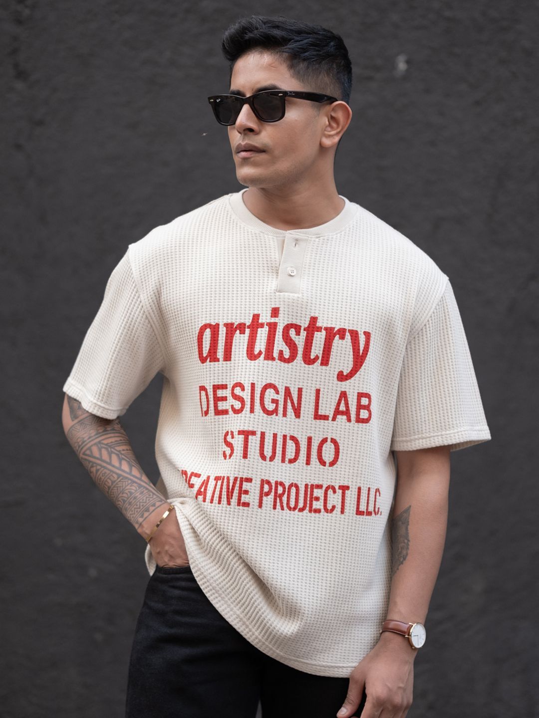 Powerlook Men Printed T-shirt